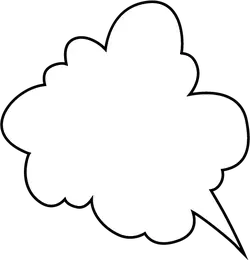 Speech Bubble - speech - text - No Background PNG