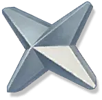 Silver Pentagram - pentagram - High Resolution PNG