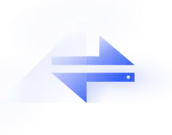 Blue Arrow Logo - Curated PNG