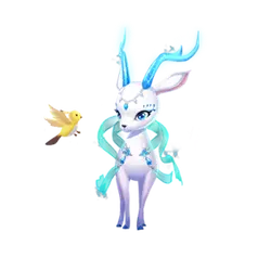 Frost Deer - animal - High Resolution PNG