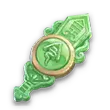 Green Gem Badge - No Watermark PNG
