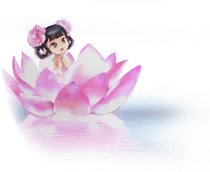 Pink Lotus Fairy - pink - No Background PNG