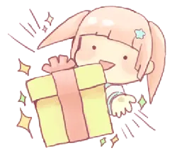 Pink Hair Girl - gift - Free Download PNG