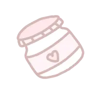 Heart Jar - heart shape - PNG