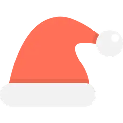 Santa Hat - white - hat - Lossless PNG