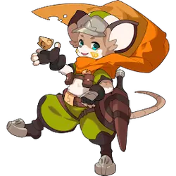 Adventure Mouse Hero - hero - Transparent Layer PNG