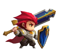Red-Haired Knight - shield - PNG Images