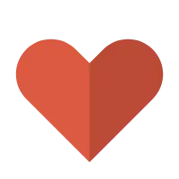 Heart - simple - red - High Resolution PNG