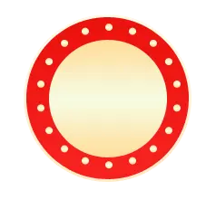 Circular Pattern - yellow - Transparent Layer PNG