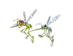 Mechanical Insect - flying vehicle - Transparent Layer PNG