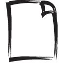 Black Paper Icon - symbol - High Resolution PNG
