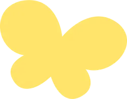 Yellow Butterfly - nature - color - Transparent Background PNG