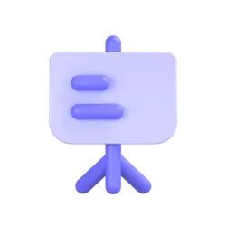 Presentation Easel - logo - Free PNG