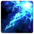 Blue Energy Beam - light - No Background PNG