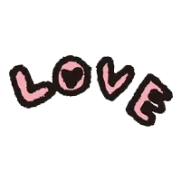 Love Heart Pattern - pink - No Background PNG