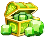 Treasure Chest and Gemstones - gemstone - Transparent Layer PNG