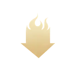 Flame Arrow - design element - No Watermark PNG