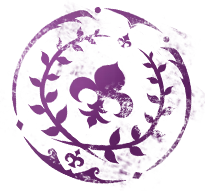 Fleur-de-lis Pattern - purple - Free PNG