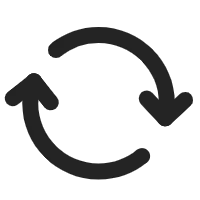 Loop Arrow - icon - loop - No Background PNG
