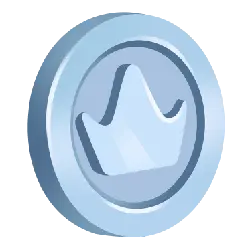 Ice Crown Coin - ice crown - Transparent Layer PNG