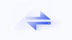 Blue Arrow Logo - innovation - Free PNG