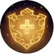 Golden Shield Badge - sign - Transparent Layer PNG