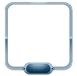 Blue Button Frame - frame - Free Download PNG