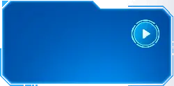 Blue Button - play - Transparent Background PNG