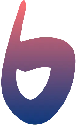 Number 6 - gradient - shape - High Resolution PNG
