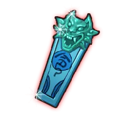 Green Demon Staff - magic - PNG