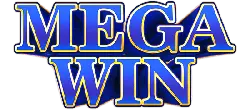 Mega Win - game element - High Resolution PNG