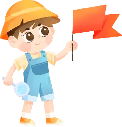 Boy with Safety Helmet - flag - No Background PNG
