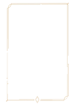 Gold Border Decorative Pattern - vintage - line - No Background PNG