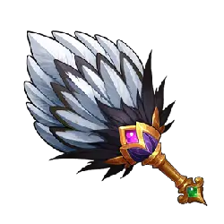 Feathered Staff - gemstone - No Watermark PNG