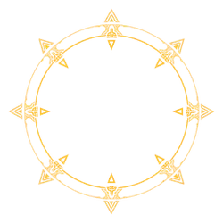 Gold Circular Decorative Pattern - gold - No Watermark PNG