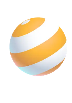 Colorful Striped Ball - stripes - PNG Images