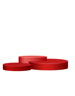 Red Cylinders - minimalistic - High Resolution PNG