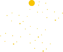 Stars and Moon in the Night Sky - celestial bodies - PNG Images