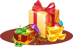 Gift Box and Treasure - gift - PNG