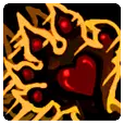 Flame Heart - pattern - Free Download PNG
