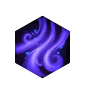 Purple Energy Crystal - hexagon - No Watermark PNG