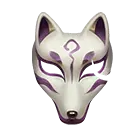Fox Mask - purple - High Resolution PNG