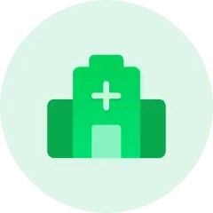 Green Hospital Icon - green - No Watermark PNG