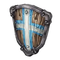 Wooden Shield - game - Lossless PNG