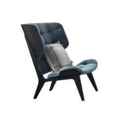 Blue Fabric Armchair - trendy - Free PNG