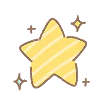 Yellow Star - shining - yellow - No Watermark PNG