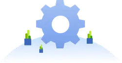 Gear and Plants - growth - Free Download PNG
