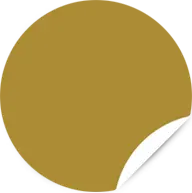 Gold Circle - gold - geometric shape - No Background PNG