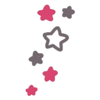 Star - gray - Transparent Background PNG
