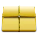 Gift Box - Highly Rated PNG - yellow